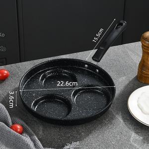 <span class=keywords><strong>DS118</strong></span> Venta al por mayor hogar en forma de corazón agujero circular a rayas sartén de fondo plano nuevo tipo de sartén - Product Image 2