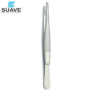 Pinces à tissus chirurgicaux en acier inoxydable de la plus haute qualité de 12cm utilisées pour la chirurgie par SUAVE SURGICAL INSTRUMENTS - Product Image 2
