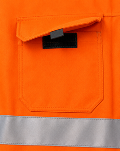 Chaqueta de Seguridad Reflectante de Alta Visibilidad, Resistente al Agua, Color Naranja Grafito, Unisex, Ropa de Trabajo Industrial, Personalizable al por Mayor - Product Image 5