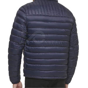 Vente en gros OEM Veste polaire longue d'hiver en nylon et polyester légère et chaude avec logo personnalisé Vestes polaire pour hommes - Product Image 4
