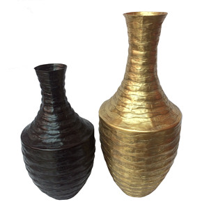 Juego de jarrones decorativos de lujo con estilo de botella, soporte de flores en par, centro de mesa para el hogar, jarrón y maceta nórdica para decoración de Hotel - Product Image 4