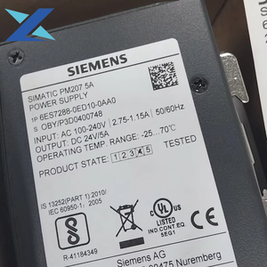 Nuovissimo originale Siemens <span class=keywords><strong>SIMATIC</strong></span> <span class=keywords><strong>S7</strong></span> <span class=keywords><strong>200</strong></span> Smart PLC PM207 modulo di alimentazione per alimentatori industriali 6ES7288-0ED10-0AA0 - Product Image 3
