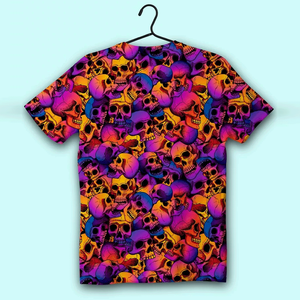 Tiger Skin 100% algodón de secado rápido High Street camiseta salvaje para imprimir todo sublimado negro naranja - Product Image 6