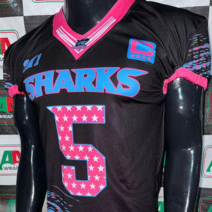 Fútbol americano Jersey fan Jersey padre sublimación tackle sarga bordado más tamaño soporte personalizado fabricantes de fábrica - Product Image 5