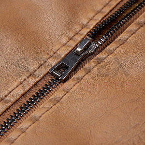 New Arrival Custom Men's Full Zip PU <b>Canvas</b> <b>Jackets</b> Breathable Solid Color Winter <b>Jacket</b> in XL Size for Men - Product Image 6