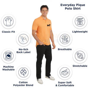 เสื้อโปโลแห้งเร็ว ราคาขายส่ง มีไซส์ใหญ่ในสต็อก เสื้อโปโลผู้ชาย รับสั่งทำเสื้อโปโลผู้ชาย - Product Image 3