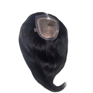 Miraje Topper capillaire pour femme en cheveux Remy indiens, base en soie, ondulations naturelles et profondes, haute densité BD - Product Image 5