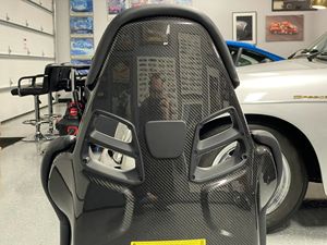 Recaro Sportster GT Customized 2-Piece Carbon Fiber Reclining Performance Waterproof PU Leather <b>Driver</b> Seat Black <b>Set</b> - Product Image 4