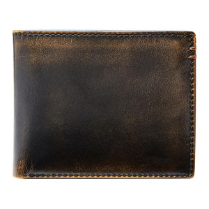 Portefeuille court et fin en cuir pour hommes Portefeuille Carteira avec porte-cartes de crédit personnalisé Accessoires de mode - Product Image 1