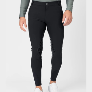 Pantalones de Equitación para Hombre, Ajustados, Duraderos, Transpirables, de Tela Elástica, para Montar a Caballo - Product Image 1