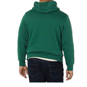 <b>Green</b> OEM Custom Logo Fashion <b>Men</b> Sweatshirt Blank Pullover Fleece Sherpa Lining Kangaroo Pocket Hoodies - Product Image 6