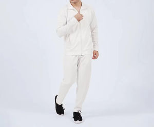 2025 personalizado al por mayor para hombre chándal | Plain Crew Neck Workout Chándal | Alta calidad Streetwear Fitness Set - Product Image 2