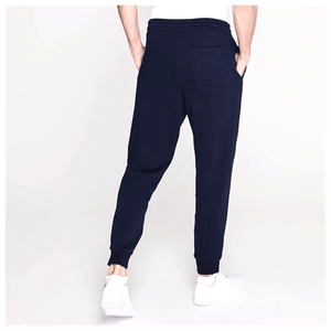 Pantalones casuales de alta calidad para hombre para invierno 500g diseño minimalista cintura elástica cordón a prueba de viento pierna recta al por mayor - Product Image 2