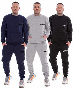 Survêtements décontractés à la mode personnalisés pour hommes, ensembles de fitness en plein air, jogging, sweat à capuche, pantalon, sport de luxe - Product Image 3