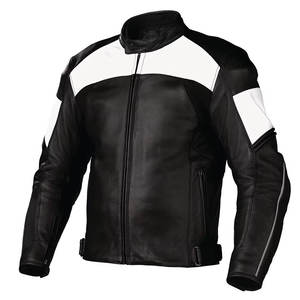 Chaqueta de Motocicleta de Cuero Genuino, Impermeable, Resistente al Viento, Ecológica, de Secado Rápido para Mayor Comodidad en Viajes Largos - Product Image 1