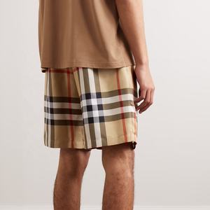 Shorts cargo pour hommes en coton 100% de haute qualité, vente chaude, OEM, logo personnalisé, impression sur tissu en toile, faible MOQ - Product Image 3