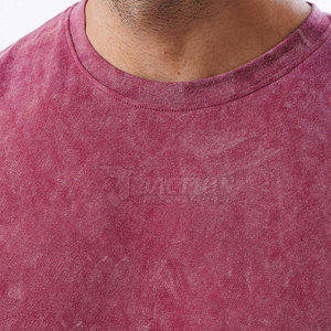 T-Shirt imprimé confortable de haute qualité T-shirt ample de qualité supérieure lavé à l'acide 100% coton Collection d'été T-Shirt pour hommes - Product Image 5