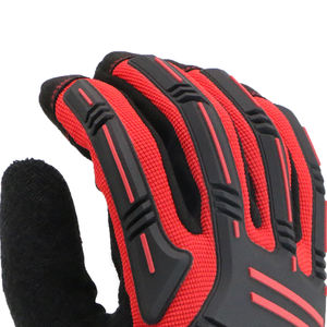 High Quality Genuine Leather Safety <b>Gloves</b> TPR Protection Cotton Material <b>Cut</b> Impact Resistant Wholesale OEM Best <b>Gloves</b> - Product Image 2
