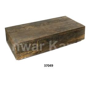 Juego de 2 piezas de mesa de metal de diseño moderno hecho a mano con tapa de madera para el hogar, sala de estar, restaurante, Hotel, mesa de metal decorativa - Product Image 5