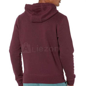 Sweat à capuche zippé uni personnalisé Sweats à capuche pour hommes Vente en gros Poids lourds Sweats à capuche zippés de qualité supérieure à bas prix - Product Image 2