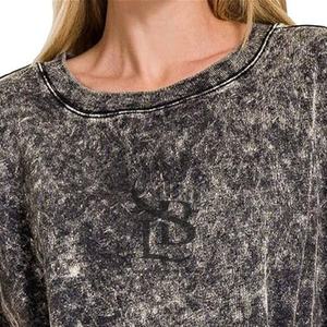 Camiseta ajustada de lavado ácido para mujer, transpirable, de secado rápido, hecho a medida, elegante, nuevo diseño, OEM, colores personalizados, transpirable - Product Image 6