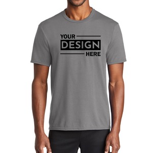 T-shirt unisexe en tissu tri-mélange, personnalisé avec broderie promotionnelle, t-shirts tri-mélange personnalisés pour adultes - Product Image 6