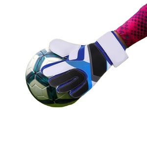 Guantes de portero hechos a medida Guantes de portero de fútbol de Palma de agarre de látex de alta calidad con protección para los dedos para el partido de entrenamiento - Product Image 6