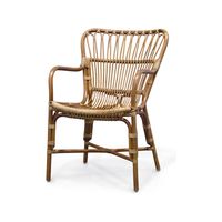 Chaise en rotin moderne bancs d'usine en osier chaise de restaurant en rotin PE en métal chaise de salle à manger avec coussin à vendre