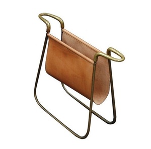 <b>Magazine</b> Holder for Home Interior Accessories Decoration Office Furniture Trendy Designer Metal Galvanized <b>Magazine</b> Racks - Product Image 3