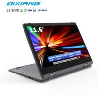 Nouvel Ordinateur Portable Mini OEM 11,6 Pouces Intel Celeron N3350 IPS 6 Go RAM 512 Go SSD Windows 11 Pro US Ultra Portable