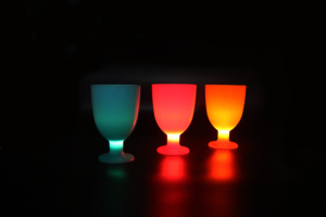 Unbreakable LED Luminous Silicone <strong>Wine</strong> Glasses Shatterproof <strong>Wine</strong> <strong>Tumblers</strong> Dishwasher Safe Drinkware - Product Image 3