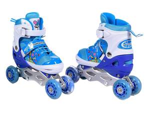 รองเท้าสเก็ตแบบอินไลน์ 3-in-1 ปรับได้ ลูกปืน ABEC-7 ล้อ PU รองเท้าสเก็ตแบบเปลี่ยนได้สำหรับเด็กและวัยรุ่น ขี่ลื่นไหล ใช้ได้ทั้งในร่มและกลางแจ้ง - Product Image 6