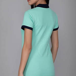 Polos de mujer de diseño personalizado Polos de poliéster hechos Polos de mujer Polos de la mejor calidad - Product Image 2