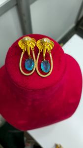 Pendientes de Diseño Hermoso y de Primera Calidad, Ideales para Bodas y Fiestas, Complementan Todos los Atuendos, Joyería Ligera de Templo - Product Image 2