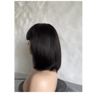 Venta al por mayor de alto rendimiento recto chino Virgen pelucas de pelo Natural Original de buena calidad para encaje frontal 10-14 pulgadas 250% pelucas - Product Image 6