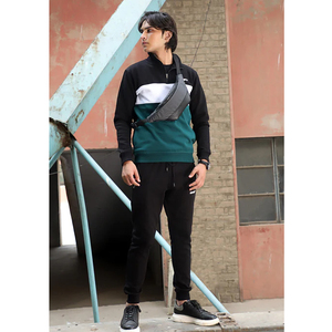 Custom 3D Puff Print Sweatsuits Two Pieces Fleece Tracksuit Set Oversized Cotton Joggers Flared Sweatpants and Hoodie Set Men - Product Image 3