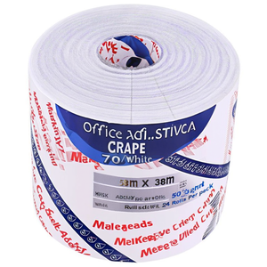 Ruban adhésif de bureau K-MASK 70 blanc 50m x 38mm, 24 rouleaux par paquet - Product Image 3