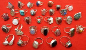 925 Sterling Silver Adjustable Handmade Natural Rose Quartz Gemstone Antique Leaf <b>Ring</b> 4 Women Wholesale Customized Gift Jewelry - Product Image 6