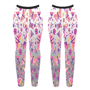 Leggings de yoga imprimés personnalisés taille haute XL pour femmes Leggings de sport en tissu polaire respirant décontracté avec logo Design - Product Image 1