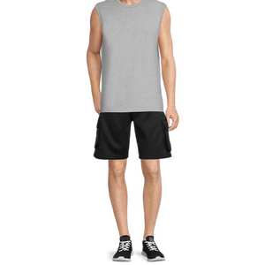 กางเกงขาสั้นลำลองไม่มีลายสำหรับผู้ชายกางเกงขาสั้นเล่นกีฬาผ้าฟลีซใช้ออกกำลังกายโลโก้ได้ตามต้องการ - Product Image 2