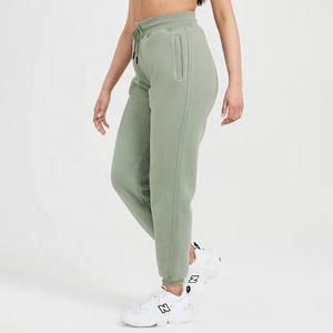 Pantalon de jogging en polaire pour femme, intérieur brossé doux, taille élastique, coupe décontractée et confortable, bas fuselé pour le loungewear - Product Image 4