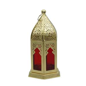 Lanterne marocaine décorative Bougeoir de créateur de qualité supérieure fait à la main Nouvelle lanterne de bougie en métal de luxe de vente chaude - Product Image 2