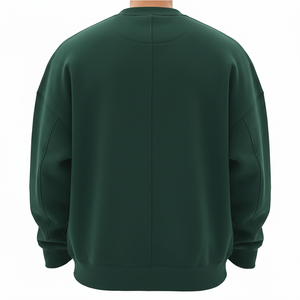 Suéter de Hombre de Alta Calidad, Cuello Redondo, Tejido de Hilo Teñido, Otoño, Poliéster y Algodón, Ecológico, OEM, ODM, Venta al Por Mayor - Product Image 2