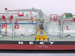 Gia Nhien Fabricant Approuver Conception Personnalisée Basse quantité minimale de commande Navires Commerciaux Pilote Hawaïen MODÈLE DE BATEAU _ ARTISANAT EN BOIS - Product Image 6