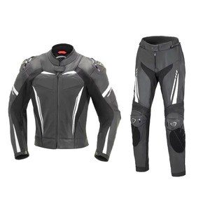 2026 Custom Design Breathable Solid Color Waterproof Sportswear Light Weight Leather Motorbike Suit - Product Image 1