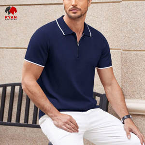 Chemises polo personnalisées Ryan Pro Gear pour hommes avec logo personnalisé, tissu respirant, haute qualité, design ODM - Product Image 1