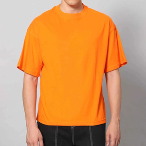 Camiseta de Algodón Suave y Transpirable para Hombre, Estilo Casual 2025, 100% Algodón, Diseño Liso Teñido, Tela Jersey, Camisetas con Estampado Puff - Product Image 4