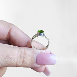925 Sterling Solid <b>Silver</b> <b>Spinner</b> Peridot Natural Gemstone 925 Sterling <b>Silver</b> Promise <b>Ring</b> Jewelry 925 Stamped Handmade <b>Ring</b> - Product Image 1
