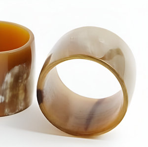 Top Quality Handmade Unique Natural Horn <b>Round</b> Napkin Ring For <b>Table</b> Decoration in Wholesale Price - Product Image 3