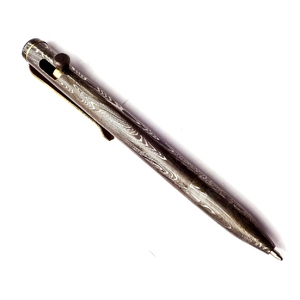 ปากกาเหล็กดามัสกัสทำด้วยมือของขวัญที่สวยงามมาพร้อม | ดามัสกัสผลิตภัณฑ์จากเหล็กสำหรับสำนักงานทำด้วยมือปากกาธุรกิจ - Product Image 1